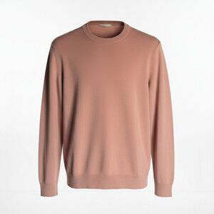 NWT Theory Hilles Cashmere Crewneck Sweater New Camel Small $345
